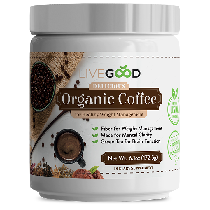LiveSlim Coffee – Café Orgánico con Hongos Adaptógenos
