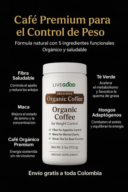 – Café Orgánico con Hongos Adaptógenos